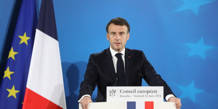 Il presidente francese Emmanuel Macron (foto: Imagoeconomica)