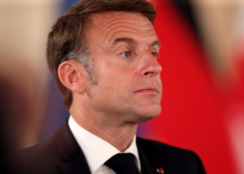 Il presidente francese Emmanuel Macron (foto Imagoeconomica)