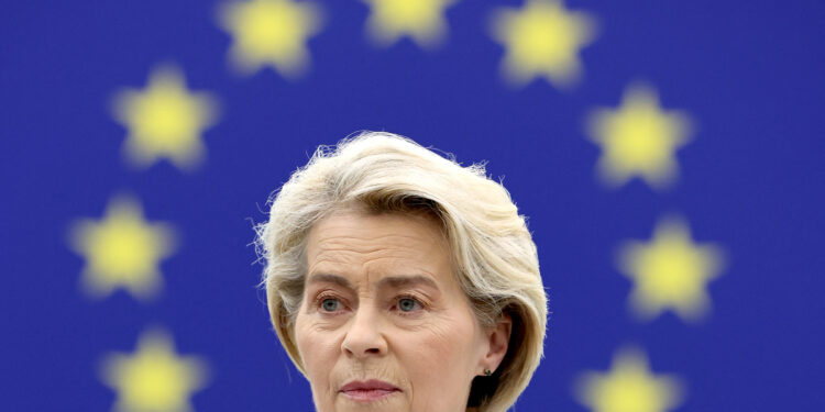 La presidente della Commissione europea von der Leyen - Foto: Frederick Florin / AFP