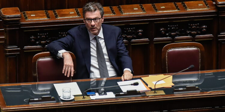 Il ministro dell'Economia e delle finanze Giancarlo Giorgetti (foto: Sara Minelli via Imagoeconomica)