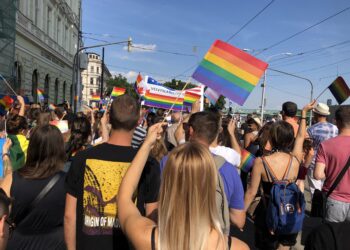 Il Gay pride di Bratislava del 2019 (foto: Wikimedia Commons)