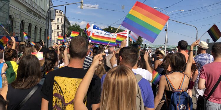 Il Gay pride di Bratislava del 2019 (foto: Wikimedia Commons)