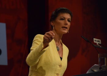 La leader del Bsw, Sahra Wagenknecht (foto: Ferran Cornellà via Wikimedia Commons)