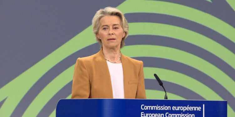 La presidente della Commissione europea, Ursula von der Leyen [Bruxelles, 4 settembre 2024]