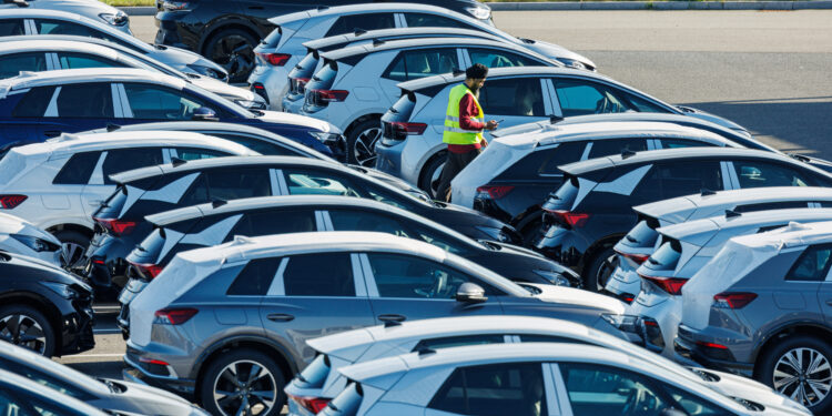 Automobili tedesche. Credit: Jens Schlueter/AFP