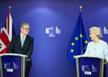 Keir Starmer and Ursula von der Leyen