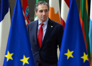 Il Taoiseach Simon Harris. Credit: John Thys / AFP